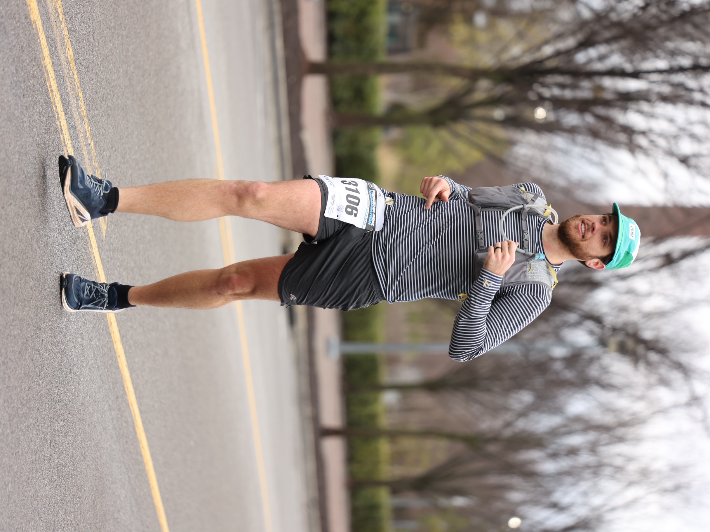 Jamey running a race